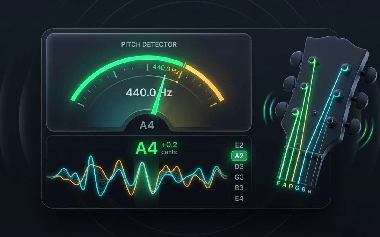 Afinador de instrumentos online
