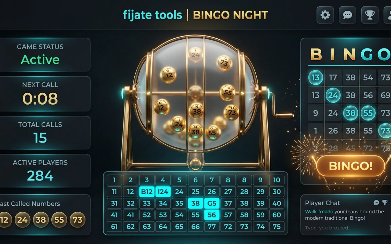 Bingo familiar interactivo 3D