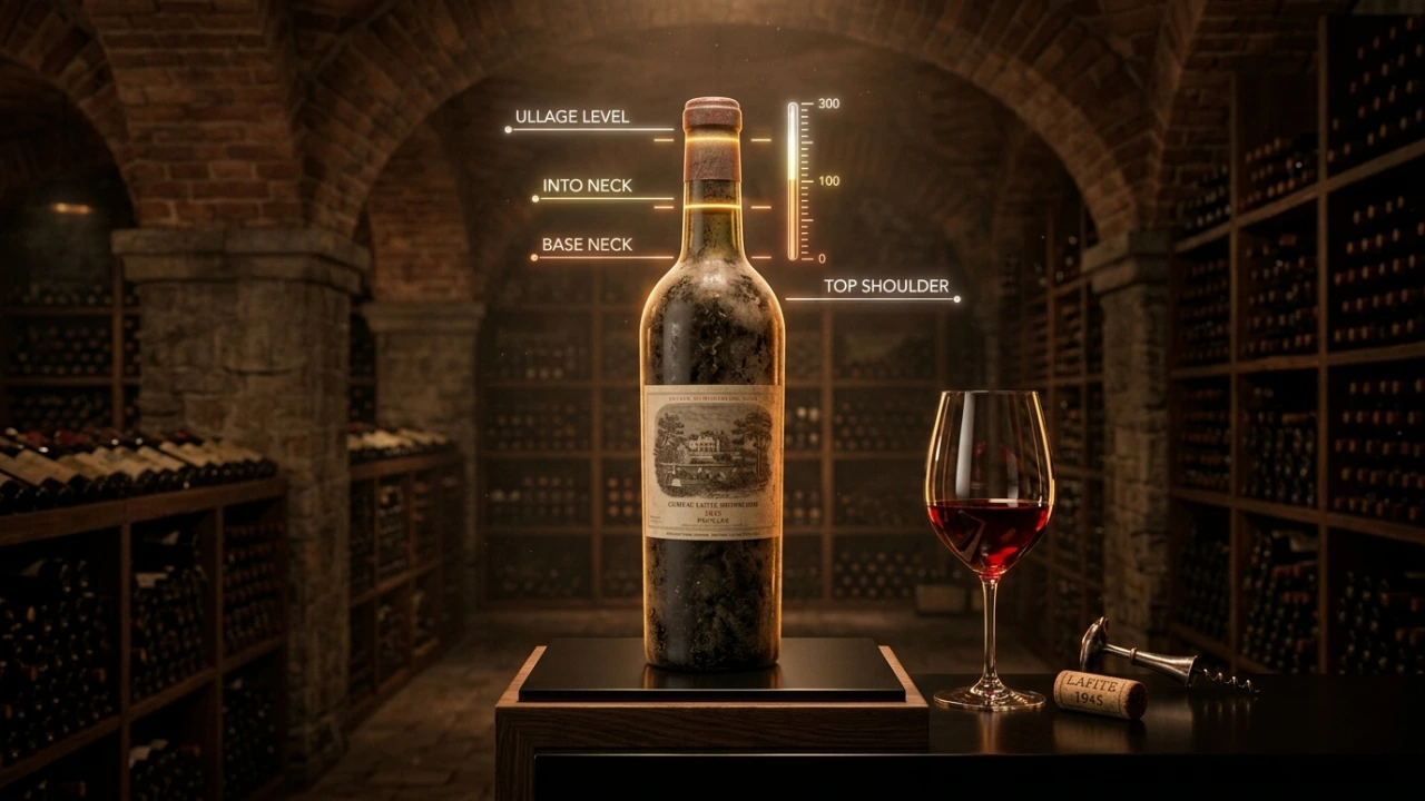 Bóveda de vinos de colección y calculadora de merma
