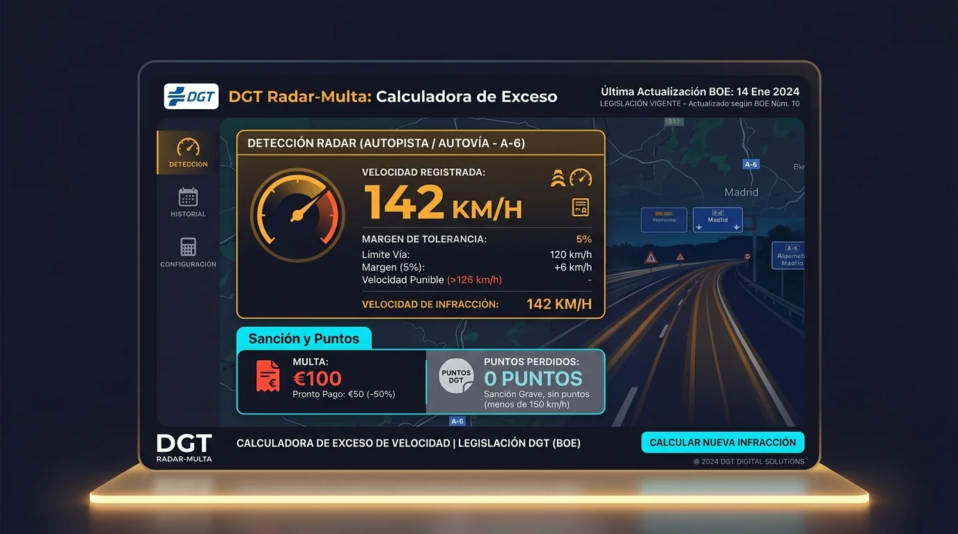 Buscador de sanciones DGT y radar normativo del BOE