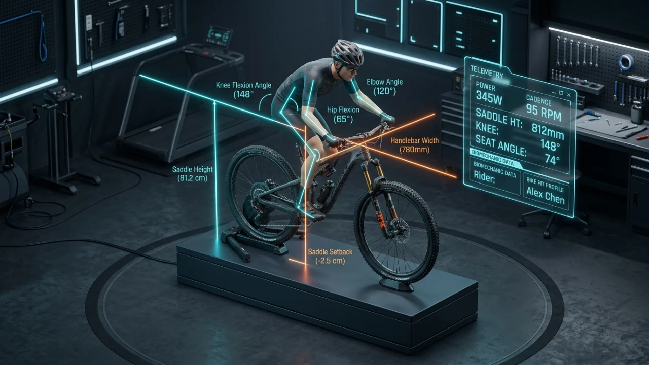 Calculadora biomecánica de ajuste básico MTB