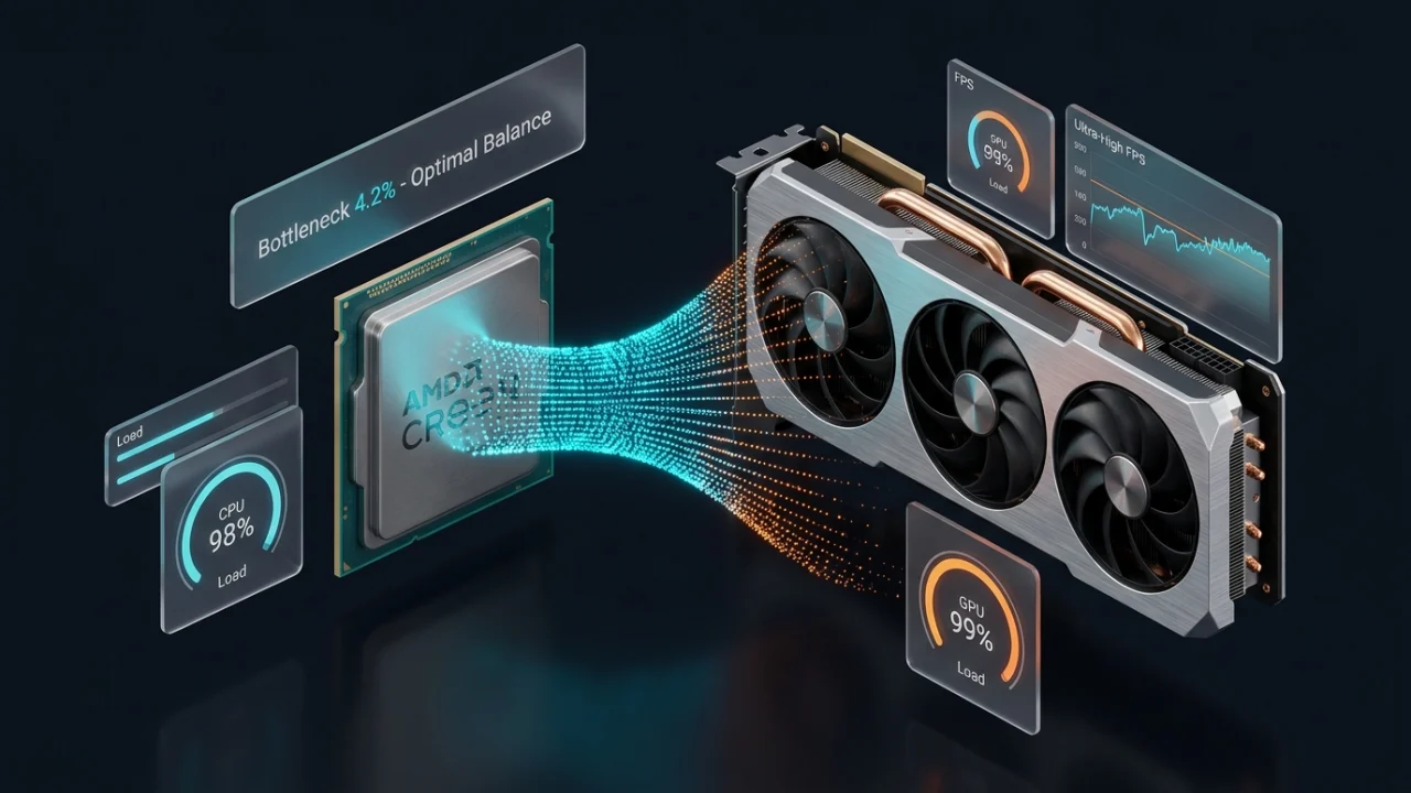 Calculadora de cuello de botella de PC (CPU vs. GPU)