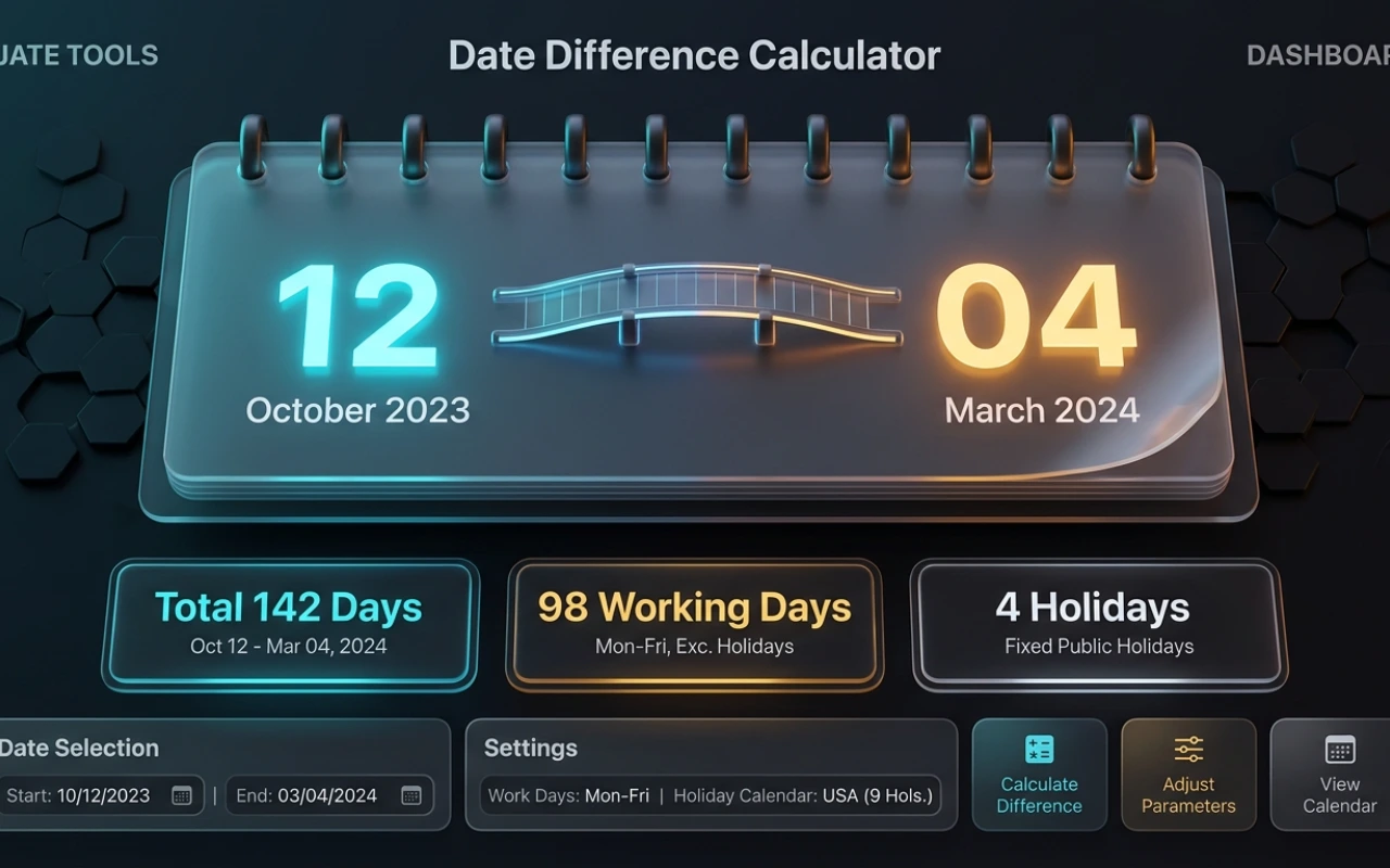 Calculadora de días y fechas