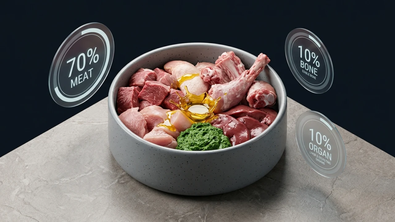 Calculadora de dieta BARF para perros y gatos