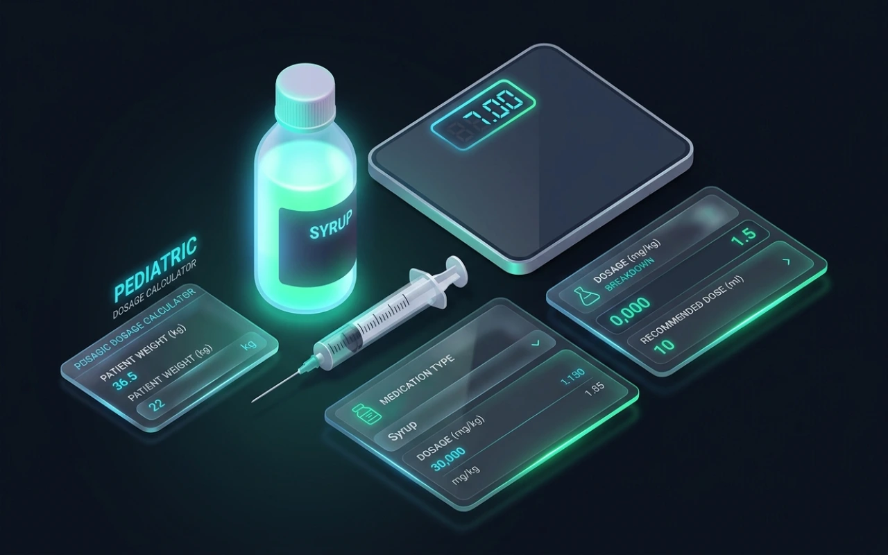 Calculadora de dosis pediátricas por peso