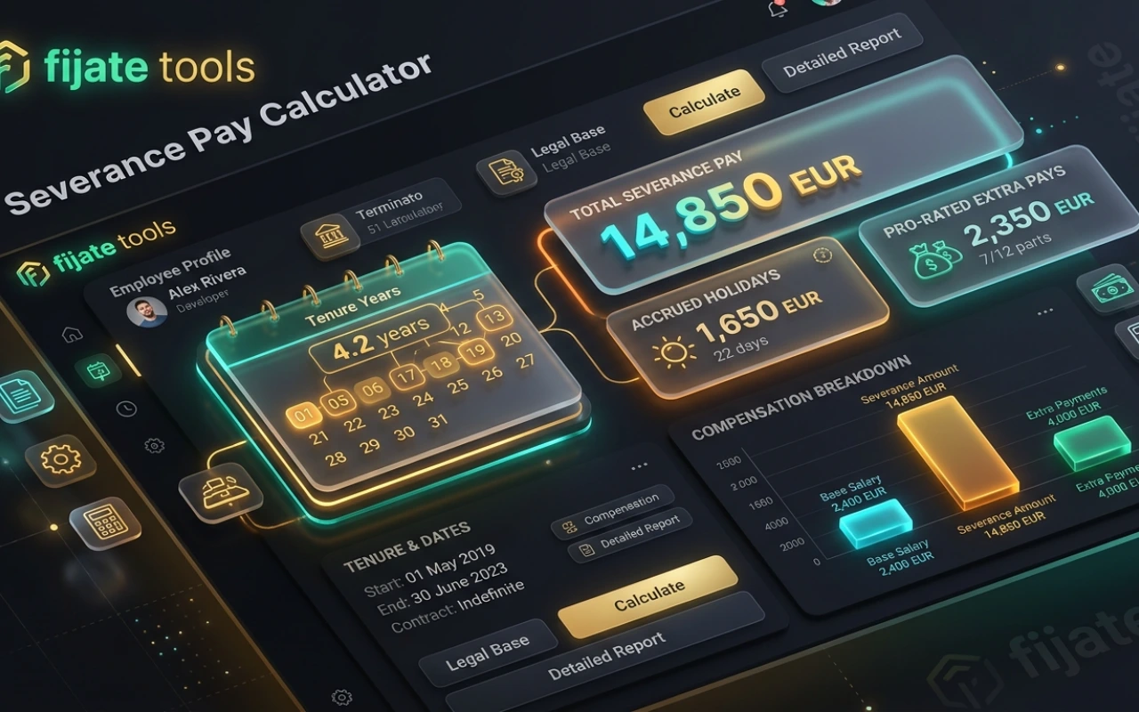 Calculadora de finiquito e indemnización
