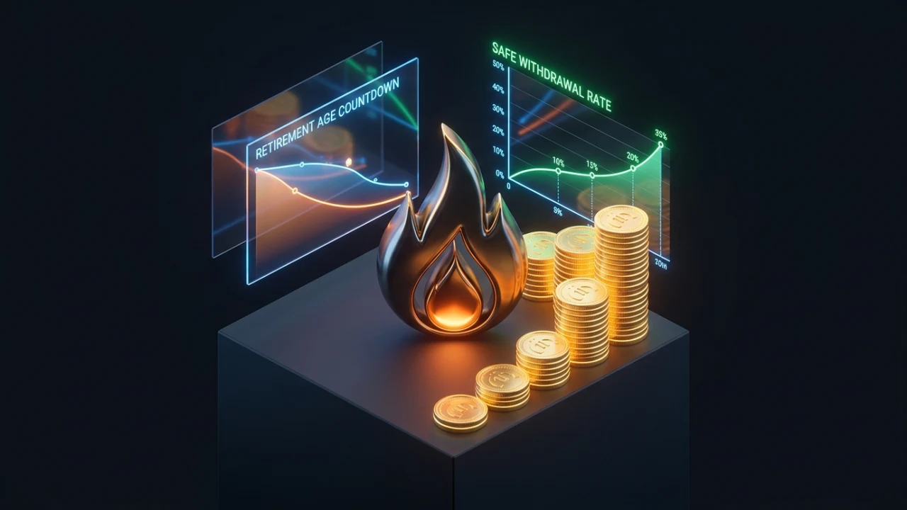 Calculadora de independencia financiera y regla del 4 % (FIRE)