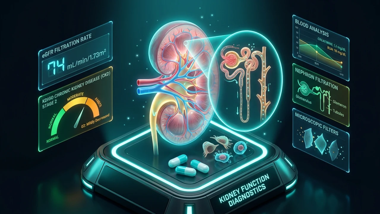 Calculadora de función renal y aclaramiento de creatinina