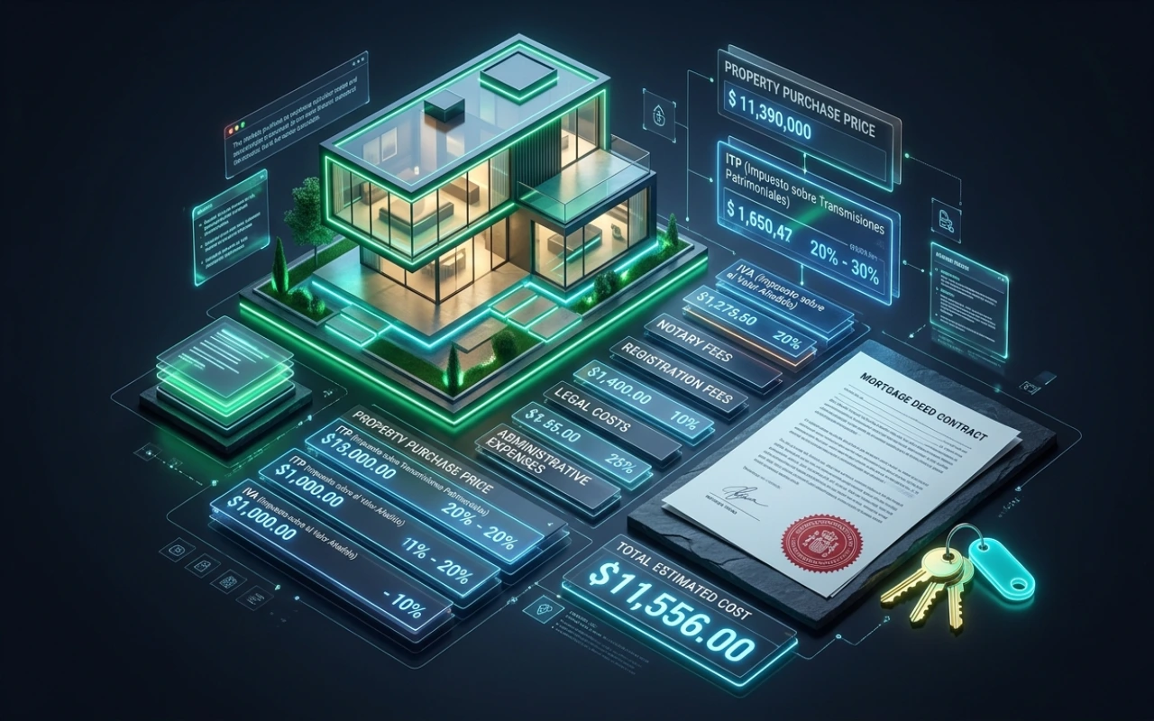 Calculadora de gastos de compraventa de vivienda