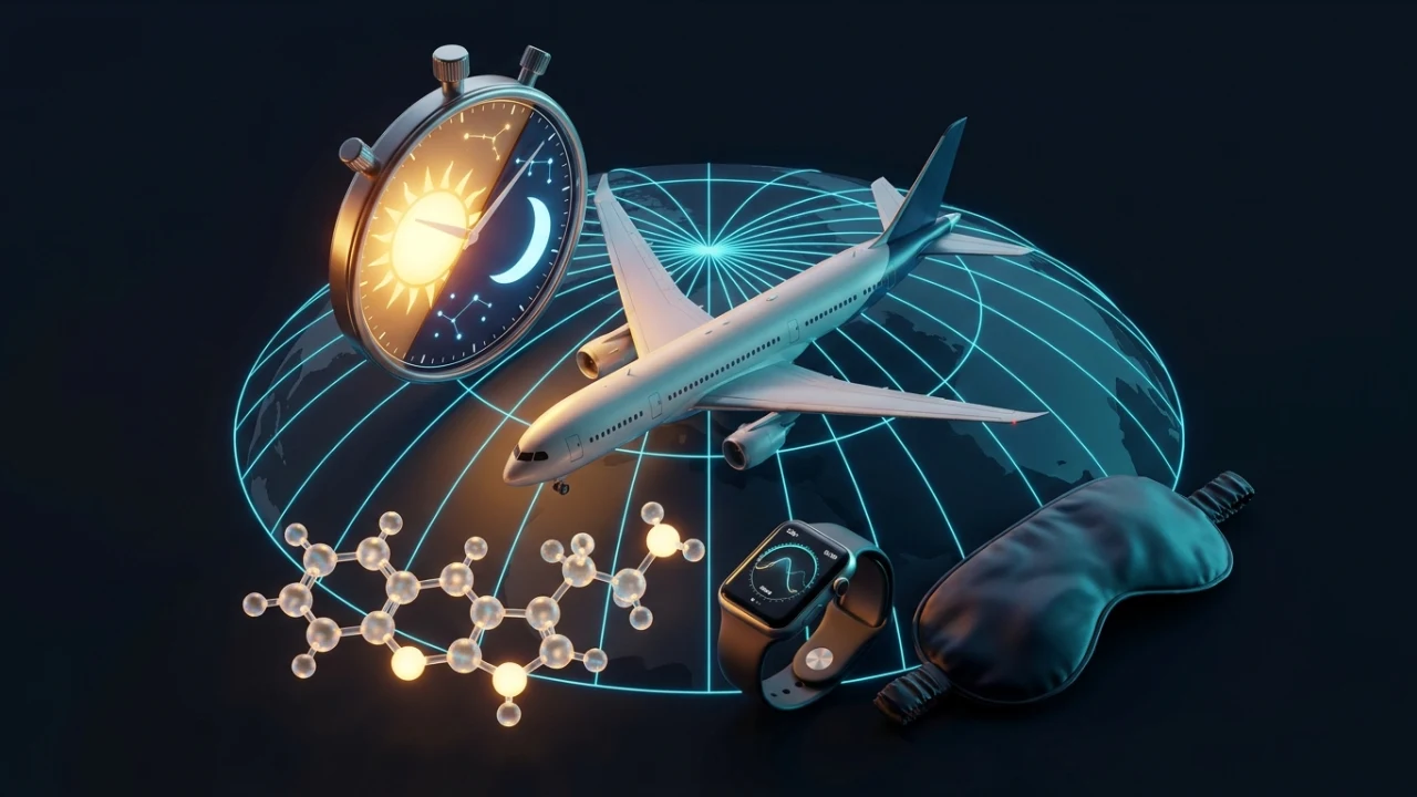 Planificador de adaptación horaria y jet lag: protocolo circadiano