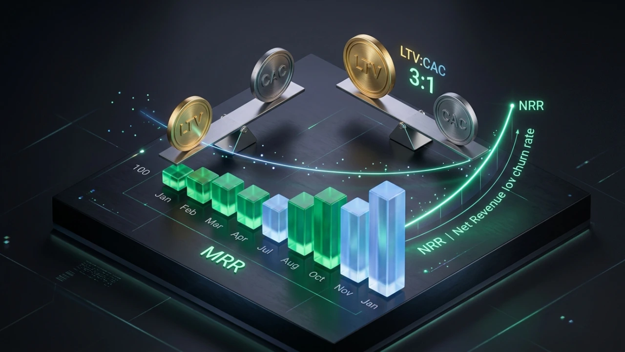 Calculadora de métricas SaaS y unit economics