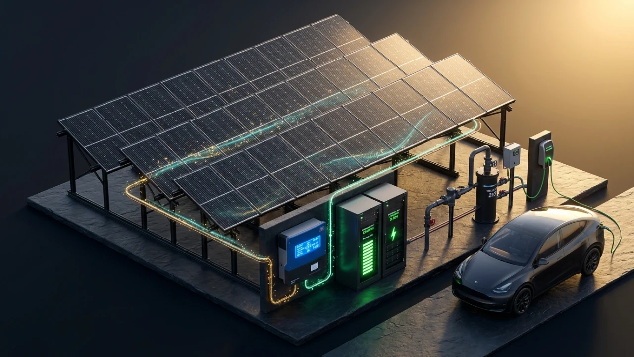 Calculadora de placas solares y baterías