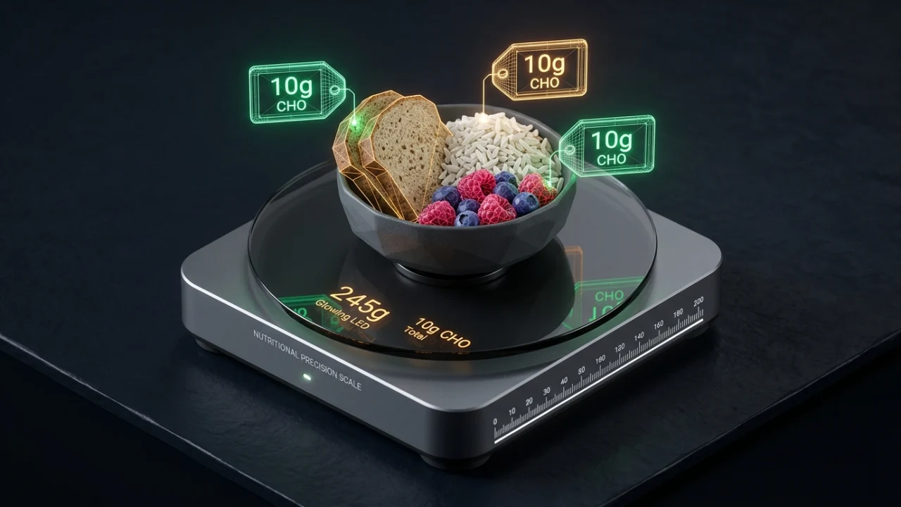 Calculadora de raciones de carbohidratos