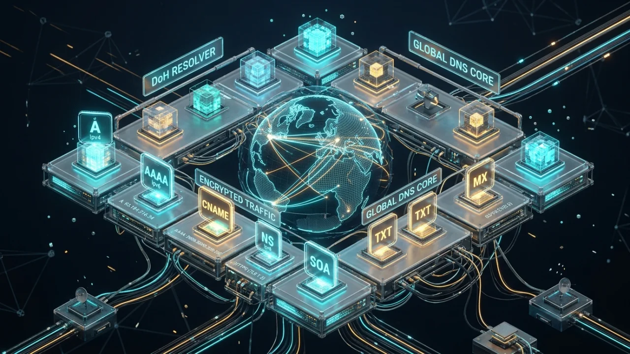 Comprobador de registros DNS y propagación
