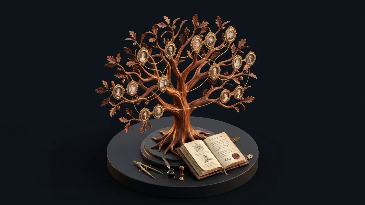 Creador de árbol genealógico interactivo