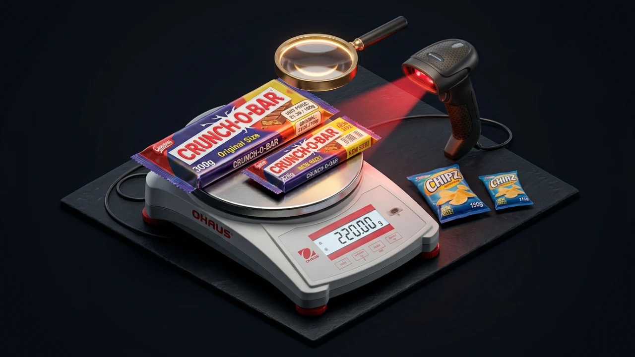 Detector de reduflación y comparador de engaños del supermercado