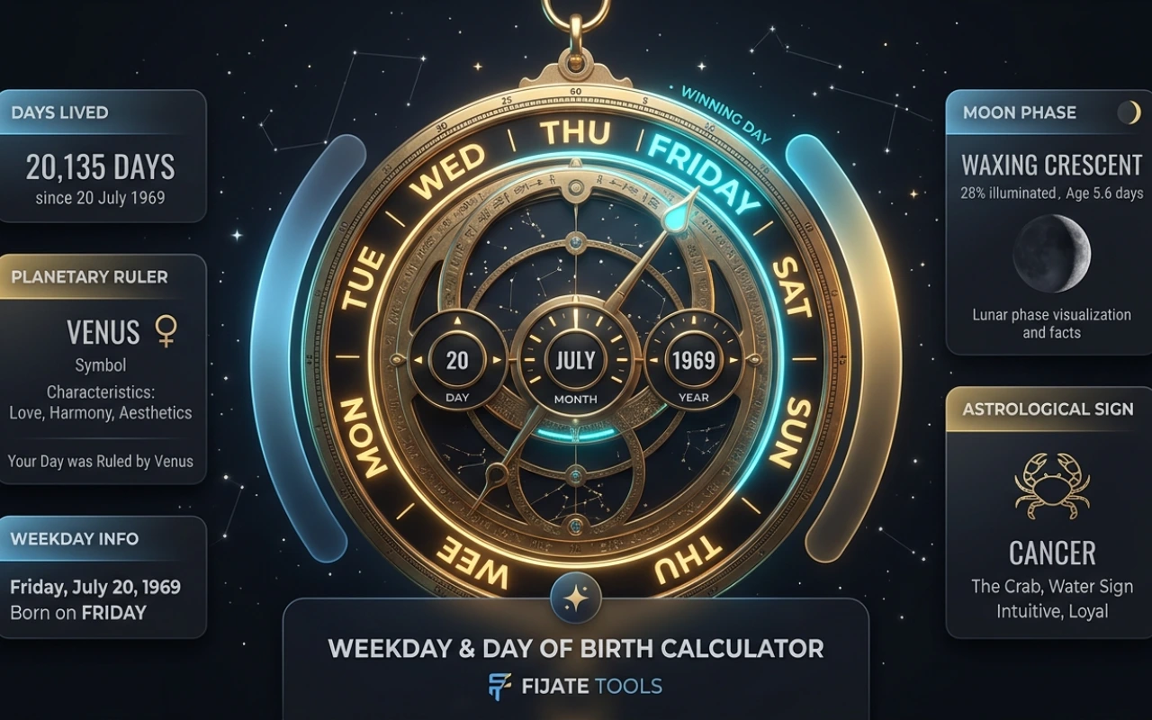 ¿Qué día de la semana naciste?