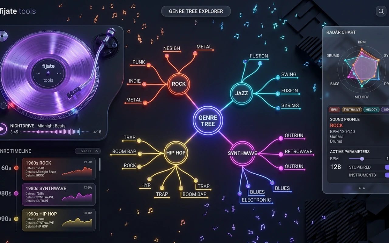 Explorador de géneros musicales