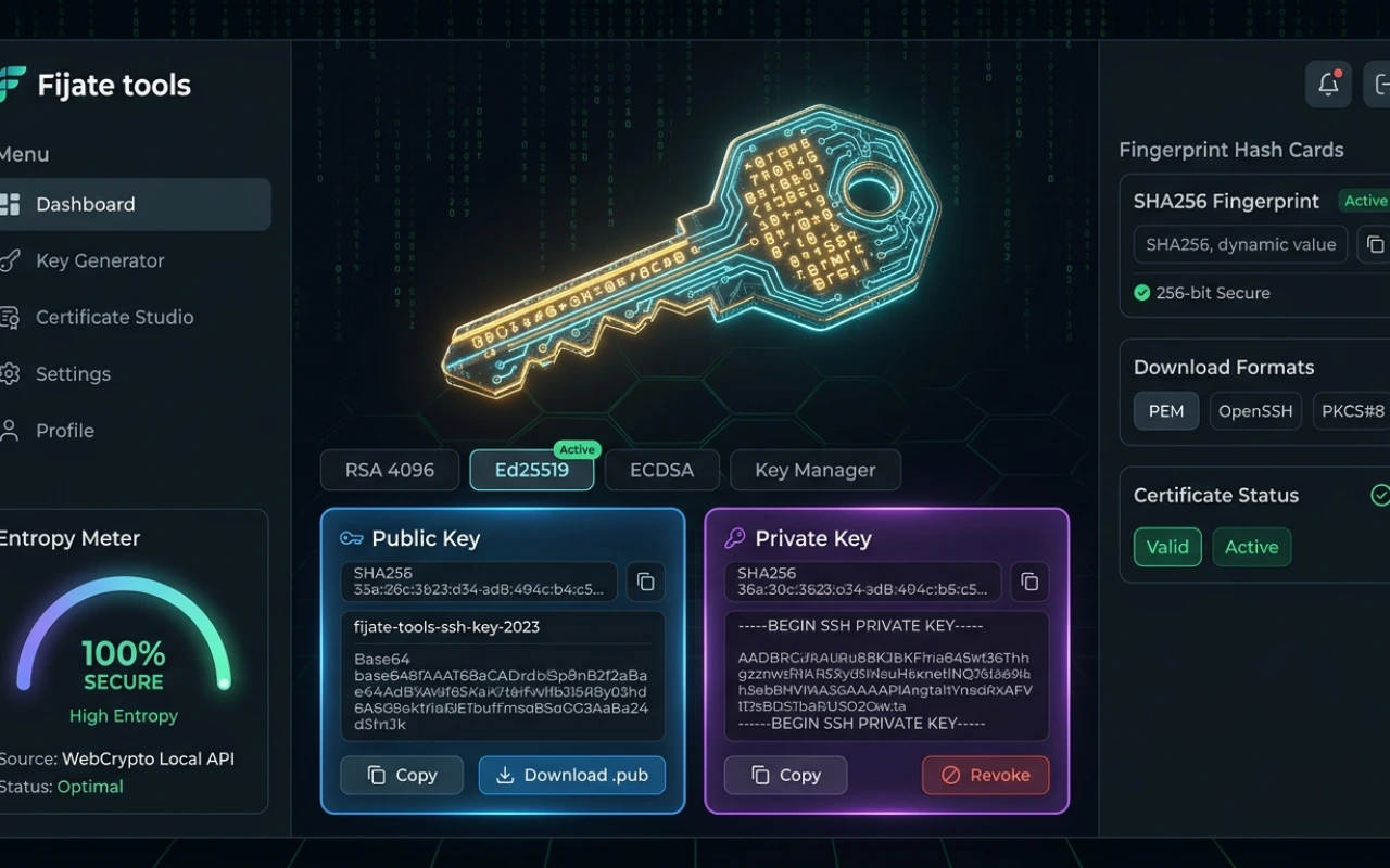 Generador de claves únicas, licencias y tokens