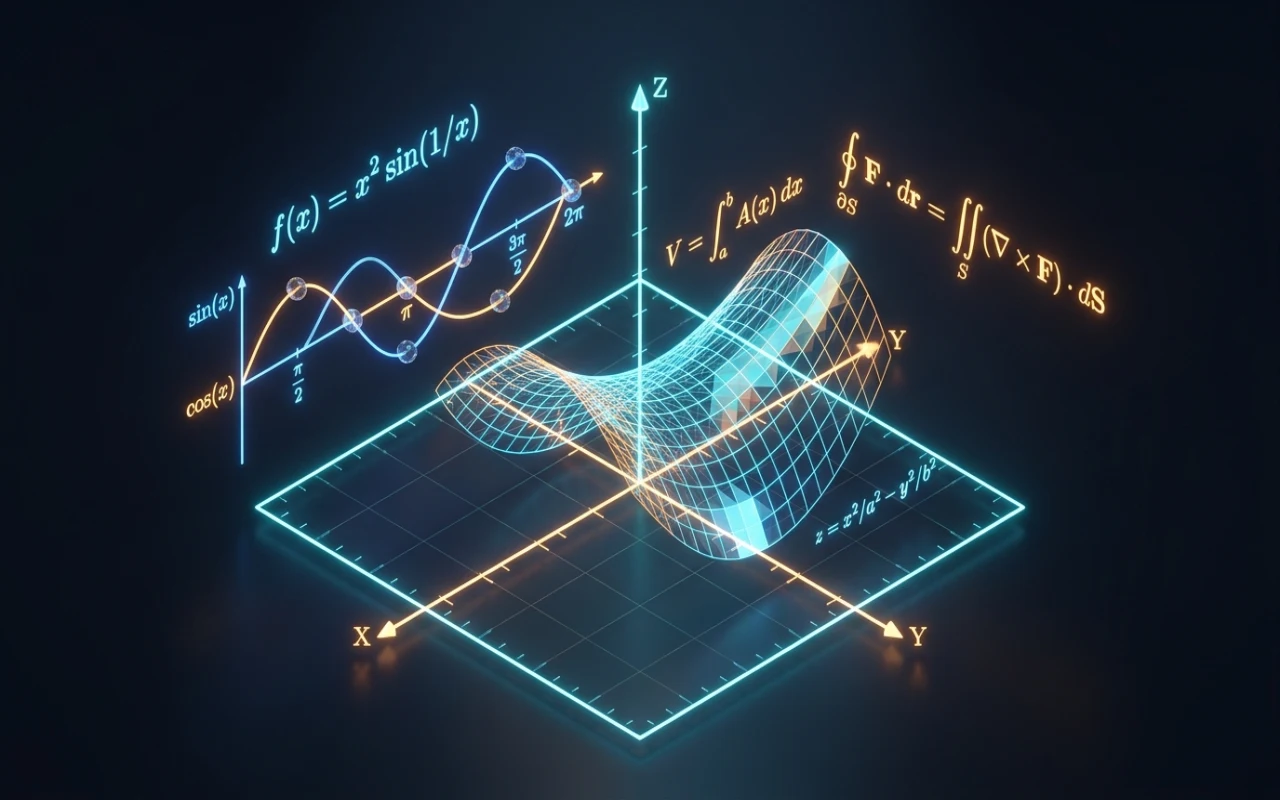 Graficador de funciones matemáticas interactivas 2D y 3D