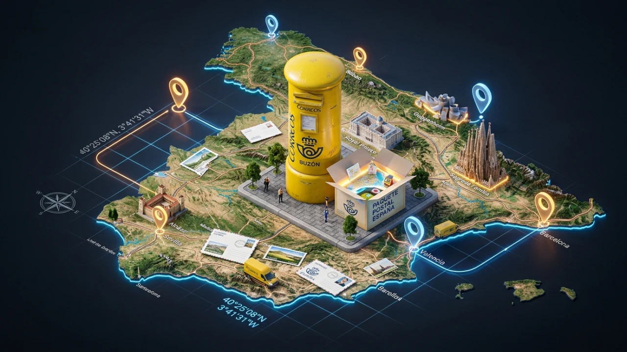 Localizador y visor cartográfico de códigos postales de España