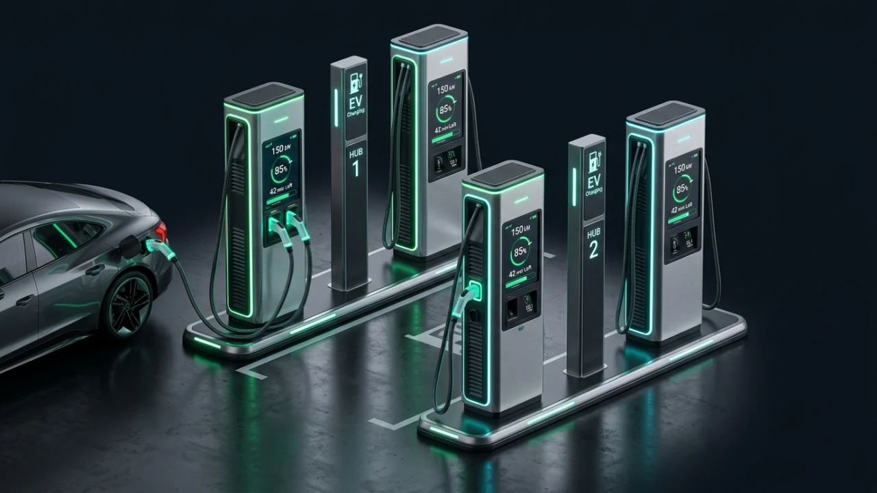 Puntos de recarga de coche eléctrico