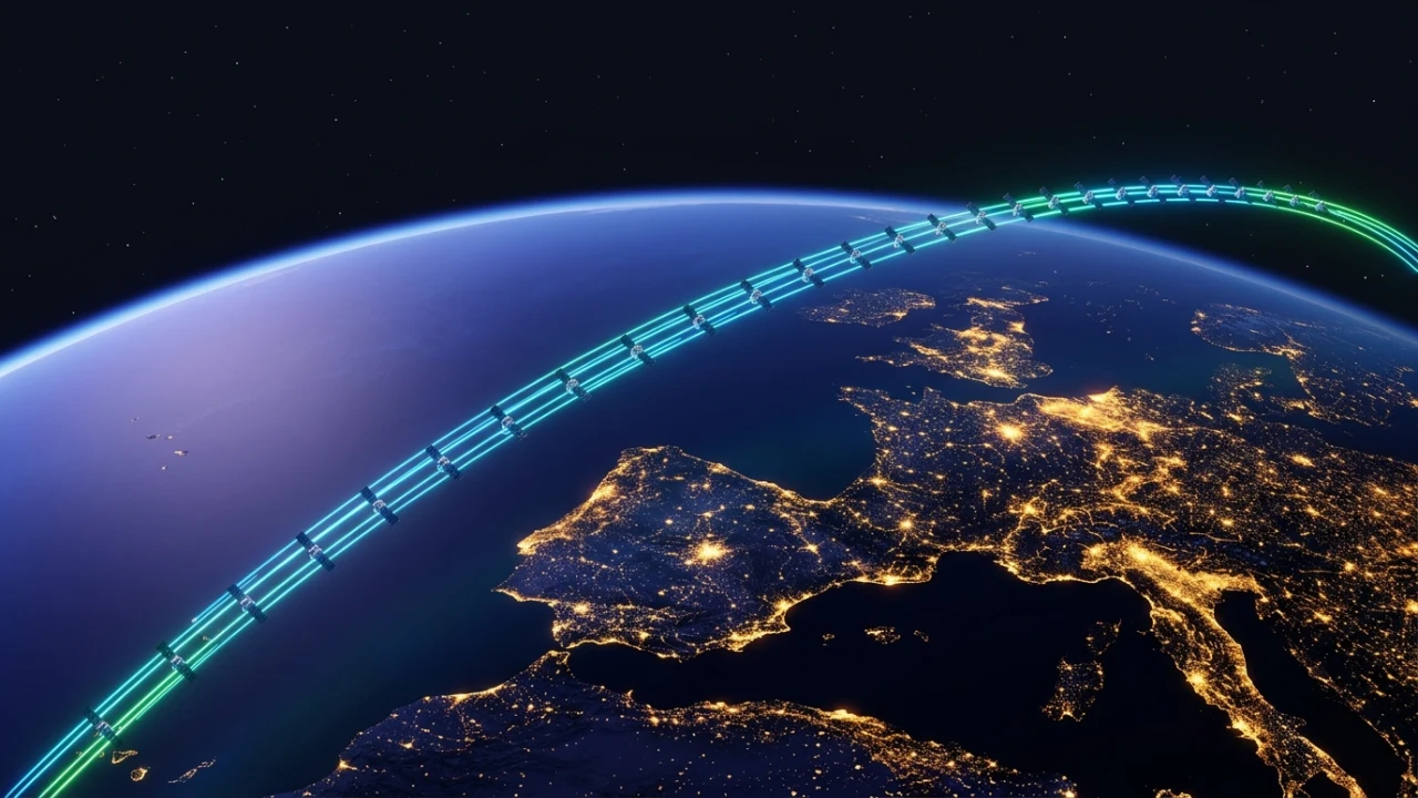 Rastreador 3D de satélites Starlink en tiempo real y avistamientos