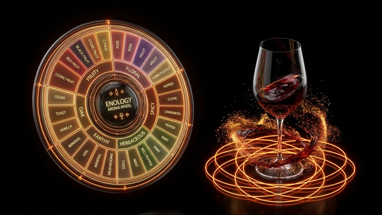 Rueda de aromas y generador de fichas de cata