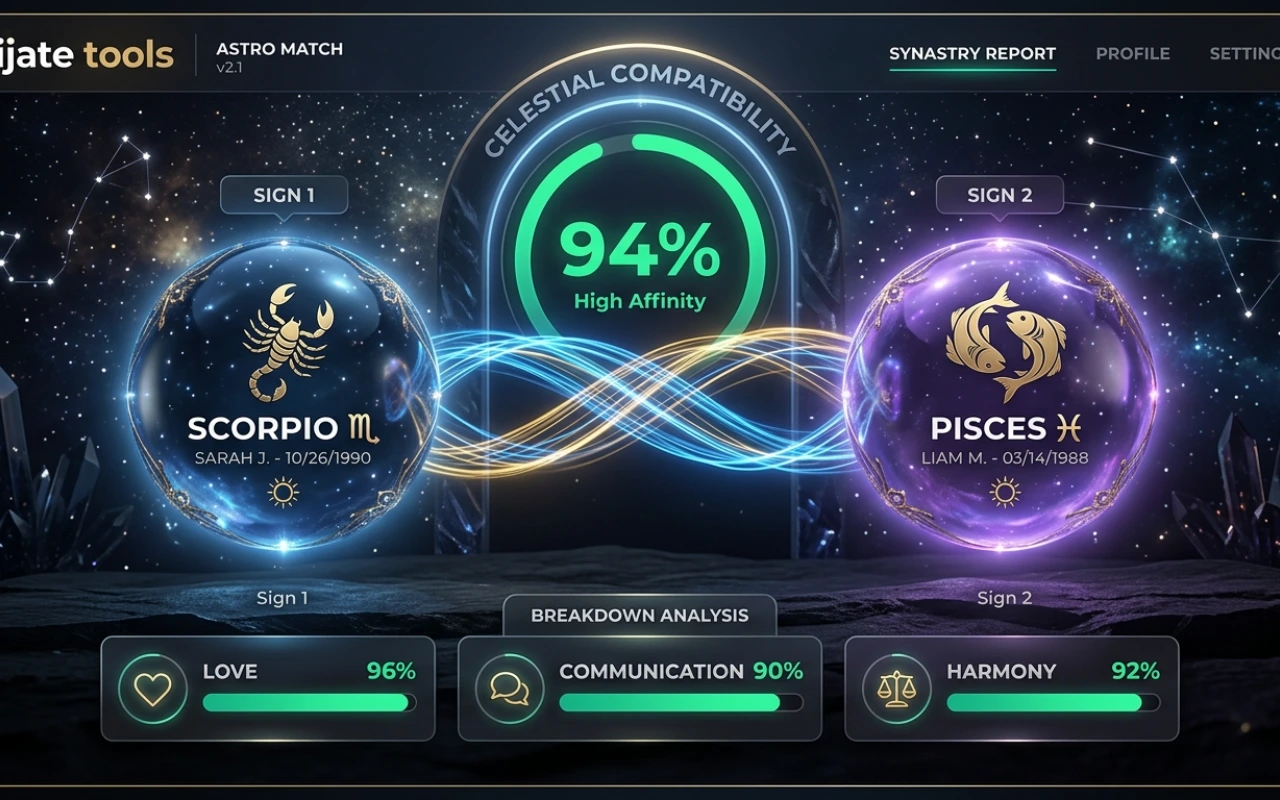 Simulador de afinidad zodiacal