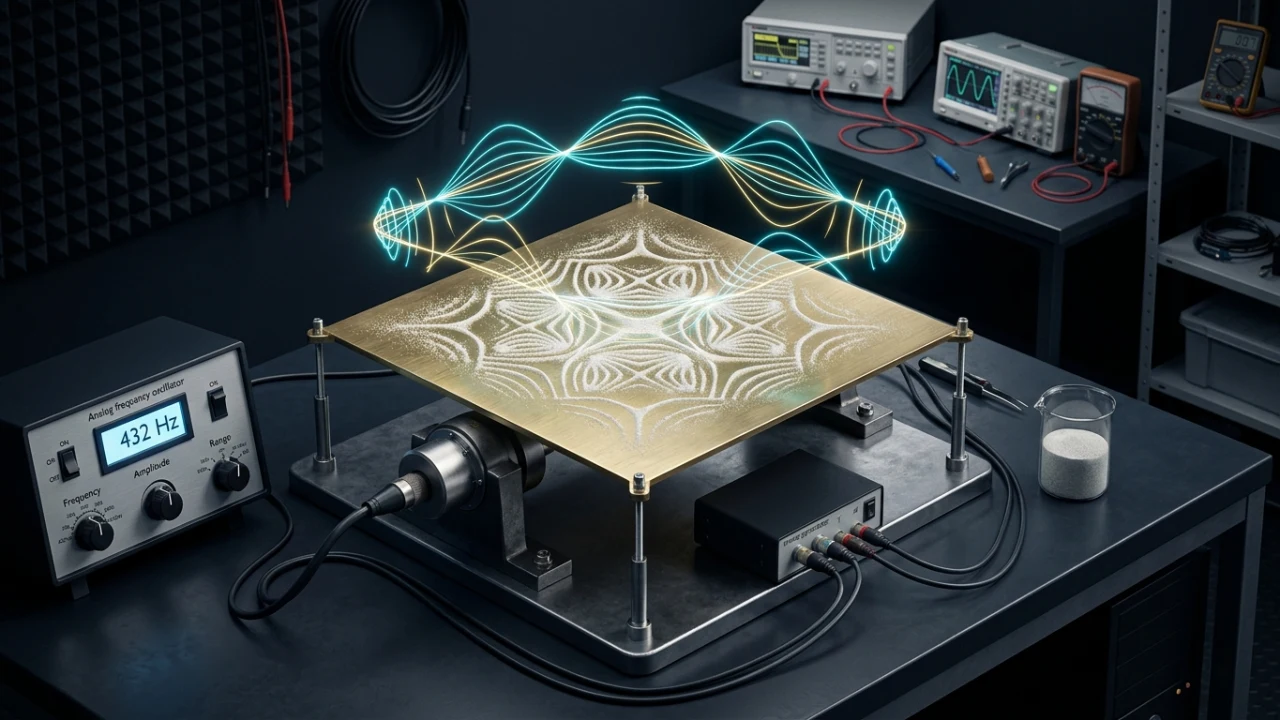 Laboratorio de cimática y placas de Chladni 3D