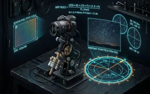 Calculadora de astrofotografía: Regla NPF y Regla del 500