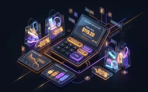 Calculadora de descuentos y rebajas