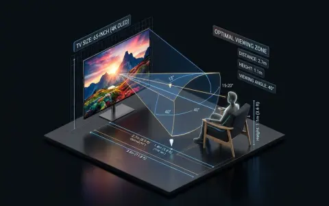 Calculadora de distancia y altura de televisor (salón perfecto)