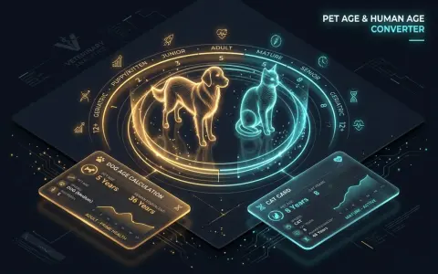 Calculadora de edad de perros y gatos a años humanos