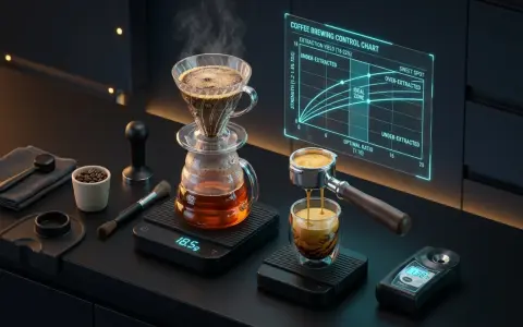 Calculadora de ratio y extracción de café