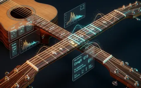 Diccionario interactivo de acordes de guitarra y ukelele con buscador inverso