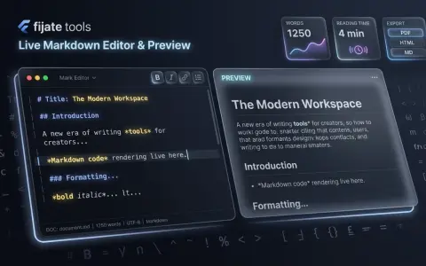 Editor y visor Markdown interactivo