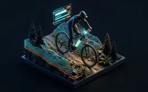 Estimador de autonomía y desnivel para e-MTB