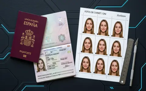 Creador de fotos de carnet y DNI para imprimir