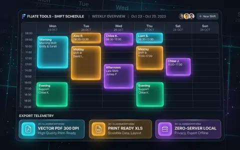 Generador de horarios y planificador semanal