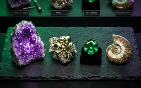 Identificador de minerales y fósiles