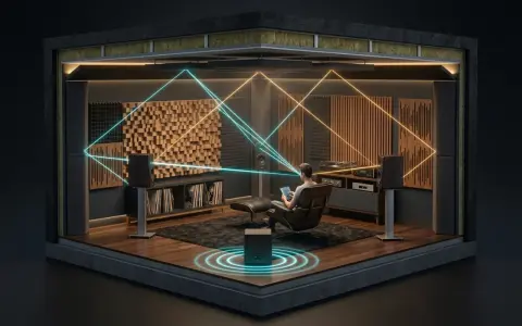 Simulador de acústica y posicionamiento de altavoces y Home Cinema