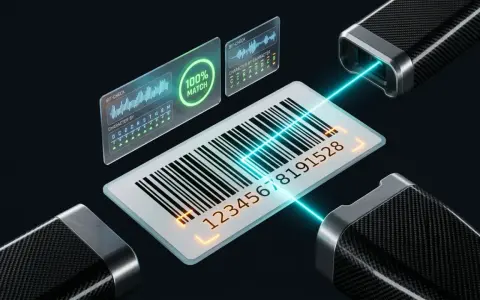 Verificador de código de barras vs texto impreso